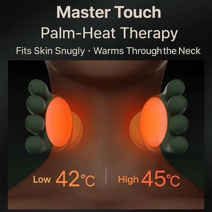Neck & Back Massager Pro – Hand-Style Shoulder and Neck Massager with Real Finger Kneading