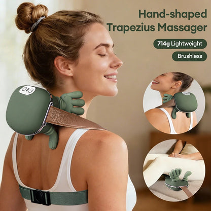 Neck & Back Massager Pro – Hand-Style Shoulder and Neck Massager with Real Finger Kneading