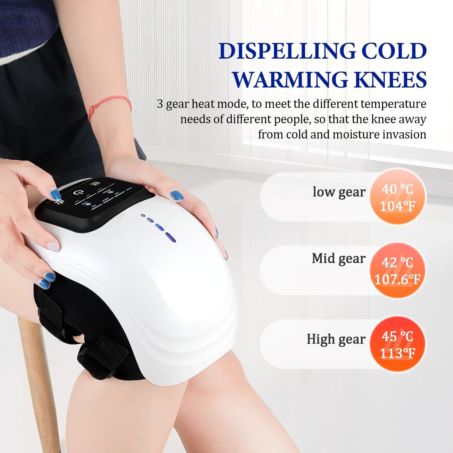 Knee & Shoulder Massager with LED Screen Wearable
